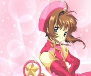 Puzzle Sakura Kinomoto είναι η ηρωίδα του περιπέτειες του Cardcaptor Sakura